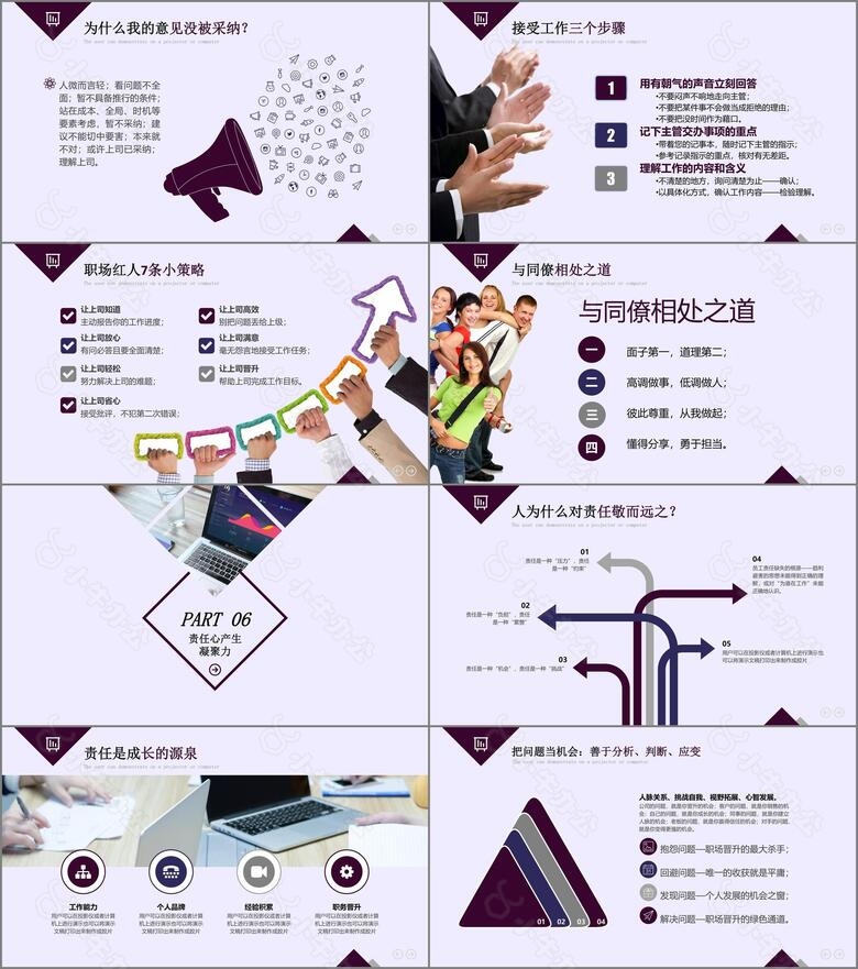 员工培训企业文化商务团队凝聚力培训PPT模板no.4