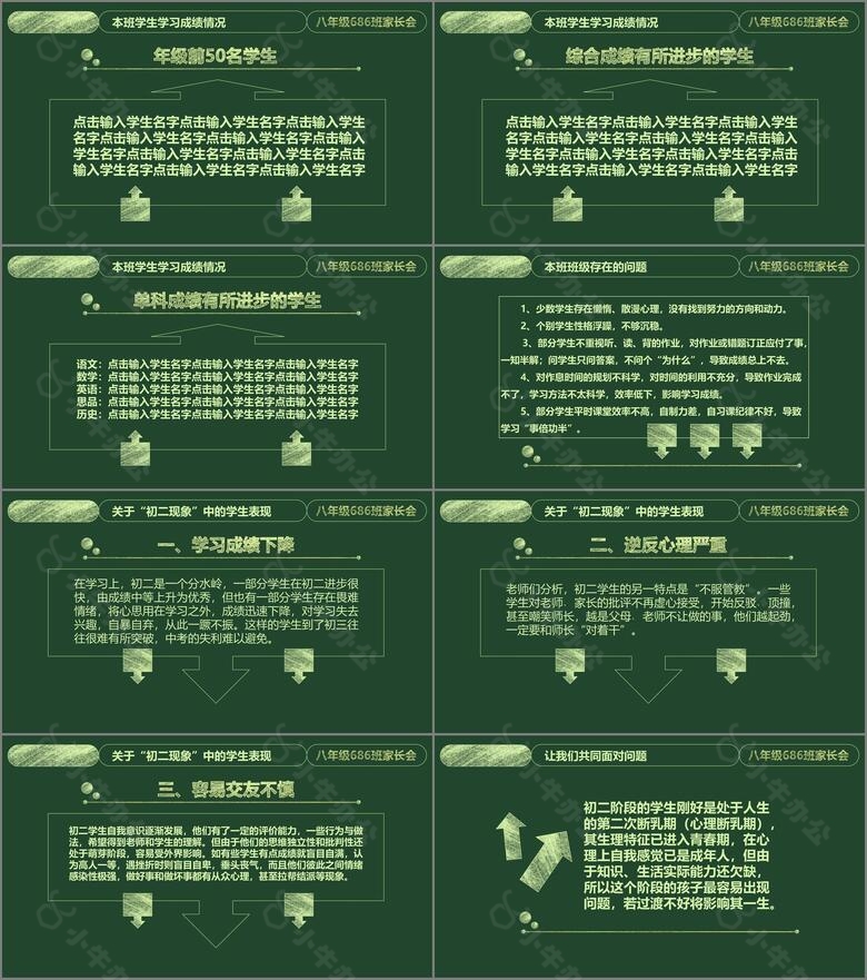 学校班主任教师家长会交流会课件PPTno.2