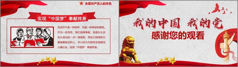 我的中国我的党详细解读新时代如何做合格党员PPT模板no.4