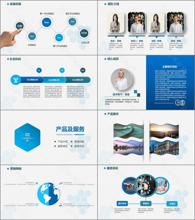 最新企业介绍公司宣传ppt模板no.2