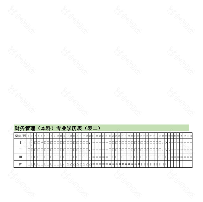 财务管理本专业教学计划表no.2