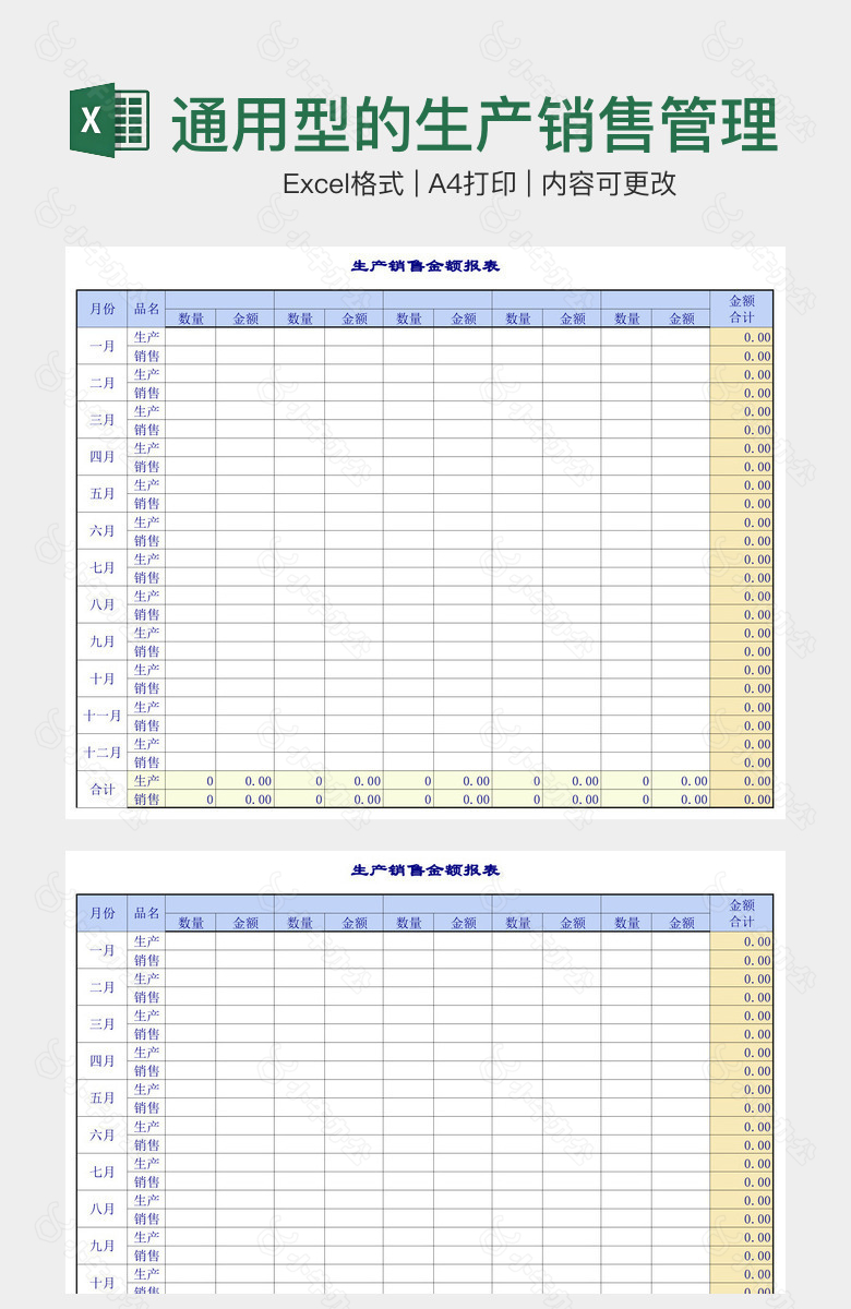 通用型的生产销售管理