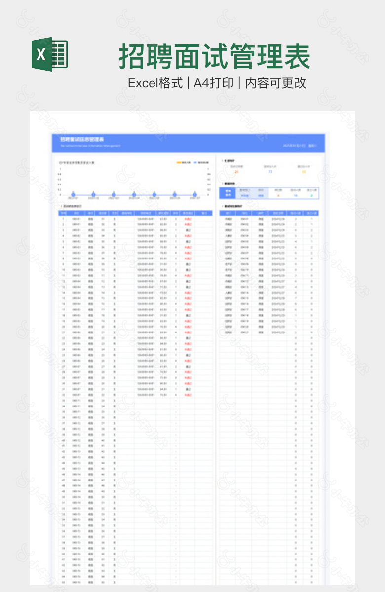 招聘面试管理表