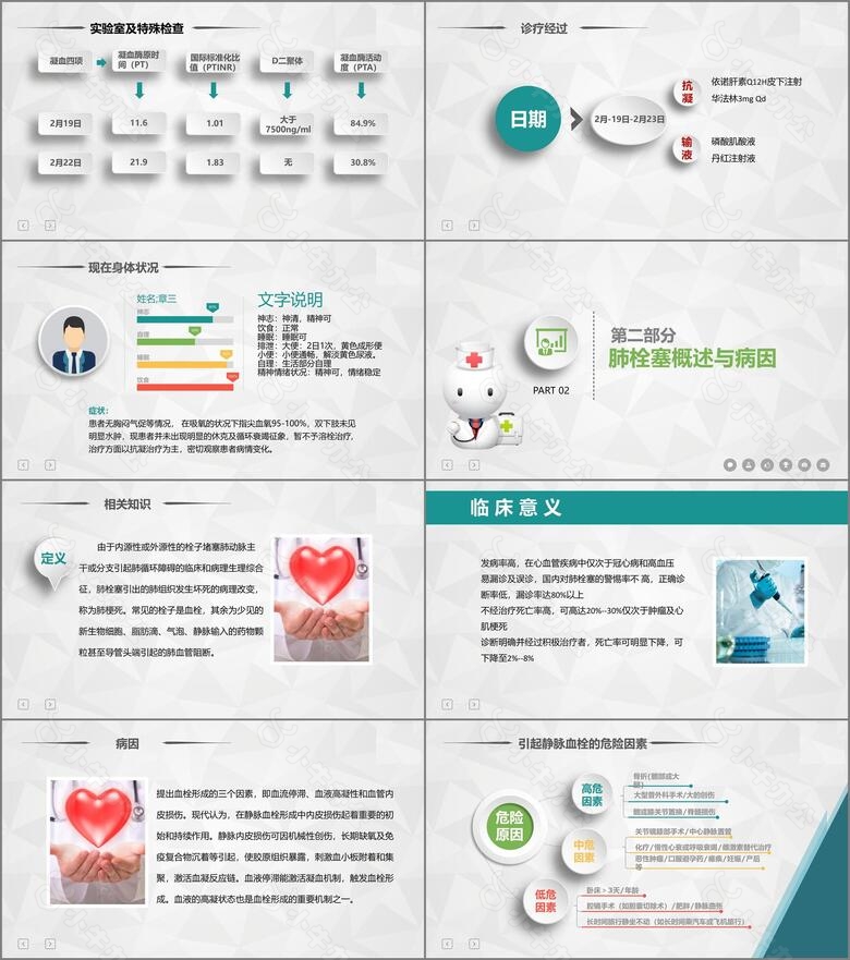 医学护理中国风现代肺栓塞病人的护理no.2