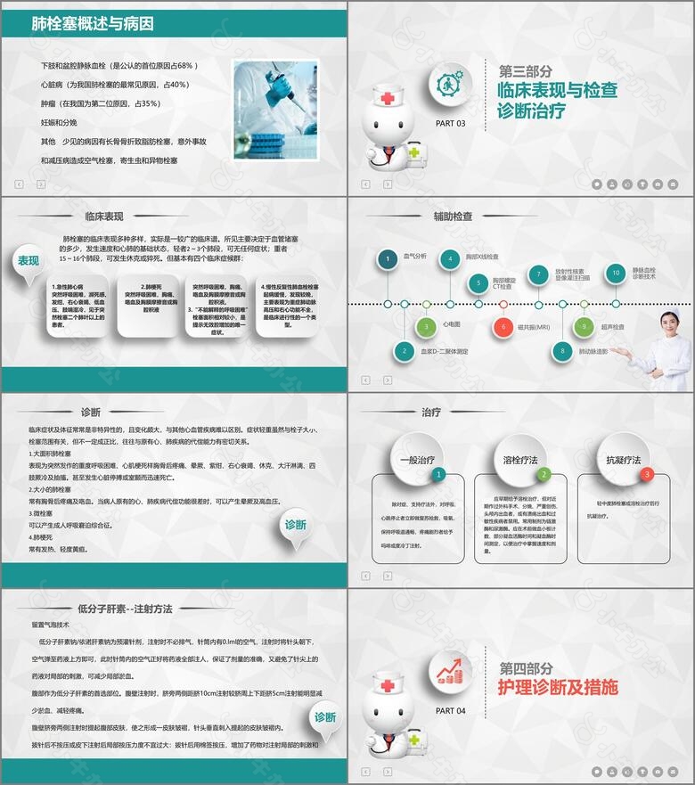 医学护理中国风现代肺栓塞病人的护理no.3