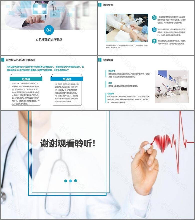 医学护理杂志风急性心肌梗死护理查房模板no.4