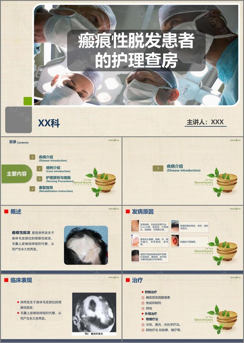 医学护理杂志风瘢痕性脱发患者的护理查房