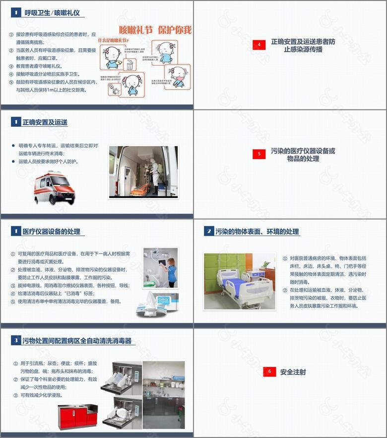 医学护理炫酷风标准预防与隔离技术课件no.3