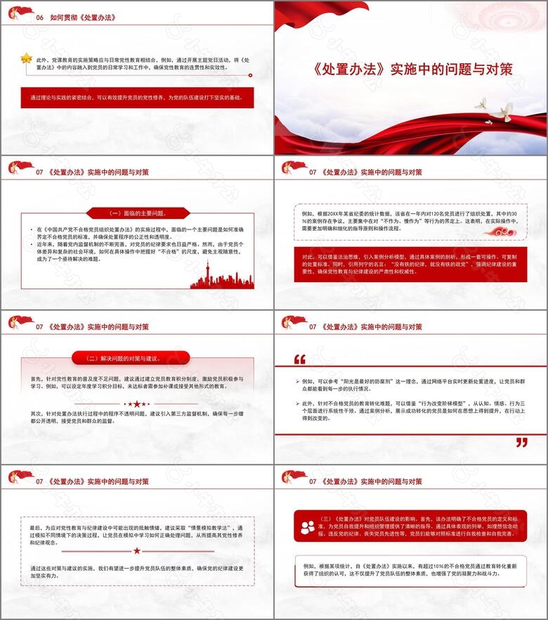 学习中国共产党不合格党员组织处置办法强化党性教育与纪律建设党课PPT课件no.5