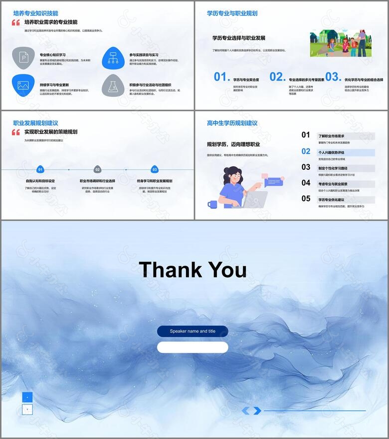 学历与专业规划讲座PPT模板no.4