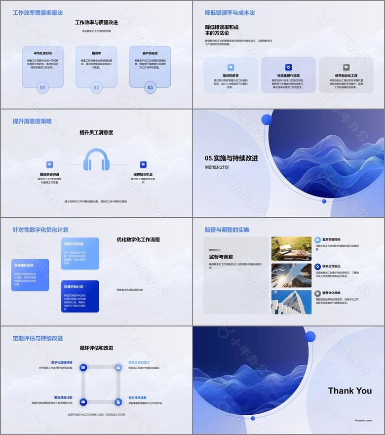 数字工作流程优化讲座PPT模板no.3