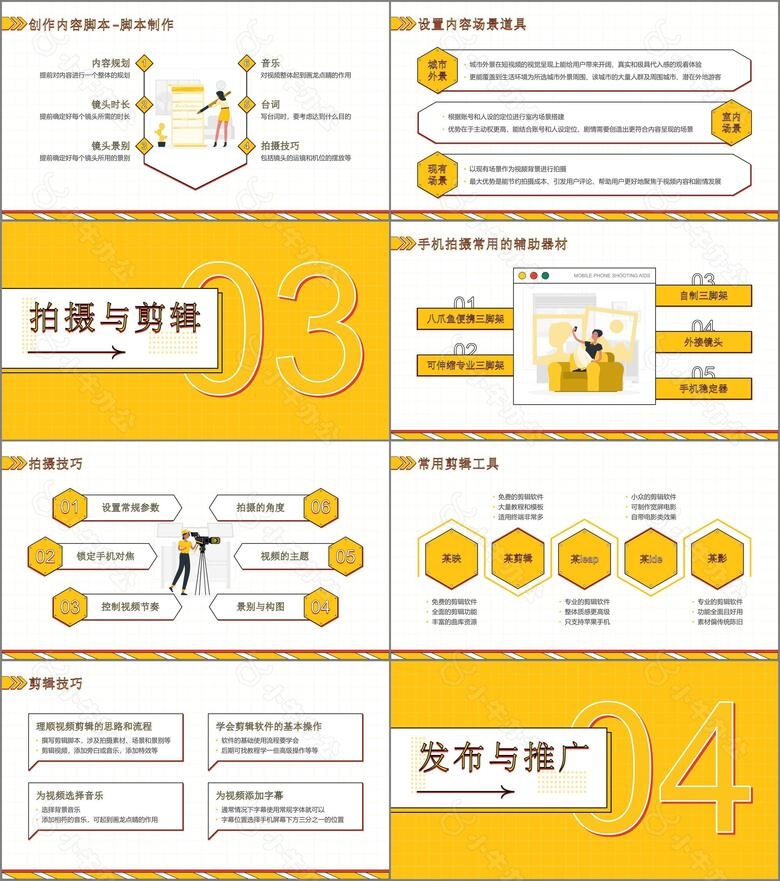 新媒体内容运营策划方案PPT模板no.3