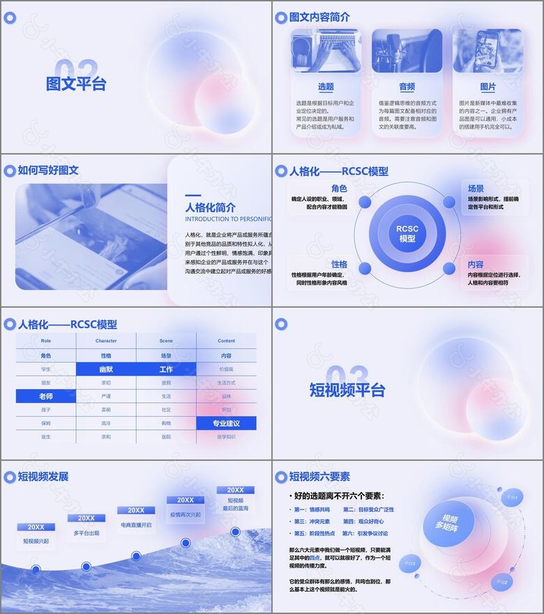 新媒体矩阵运营方案PPT模板no.2