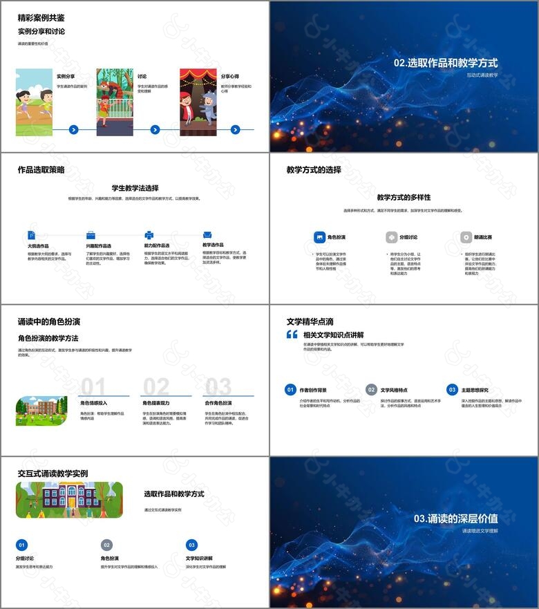 诵读教学策略报告PPT模板no.2