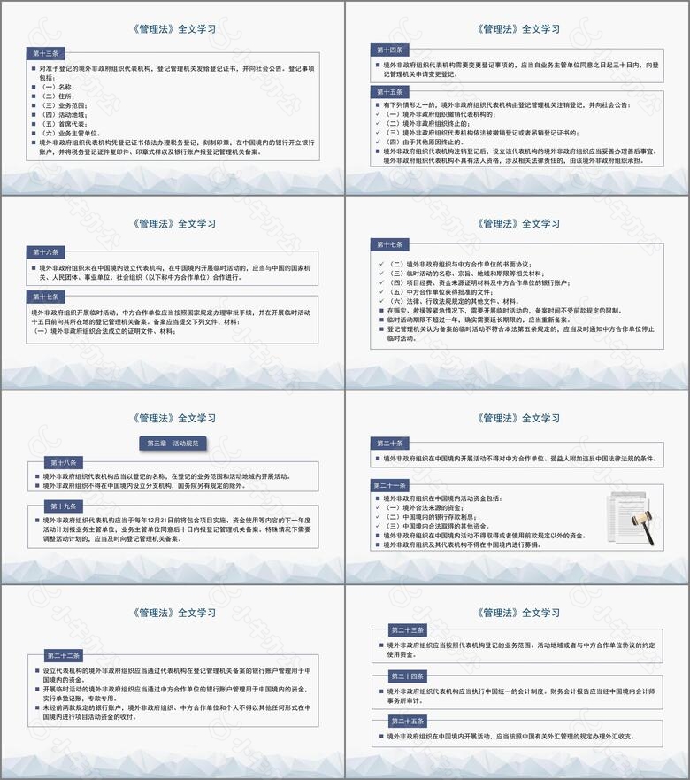 2024中华人民共和国境外非政府组织境内活动管理法解读PPTno.3