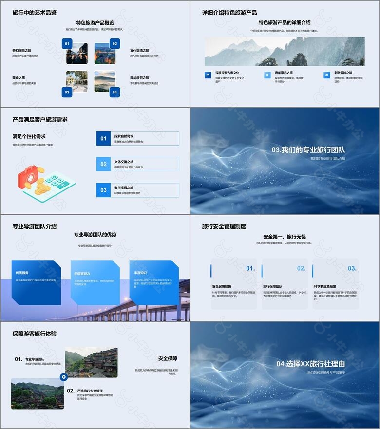 XX旅行社企业介绍PPT模板no.2
