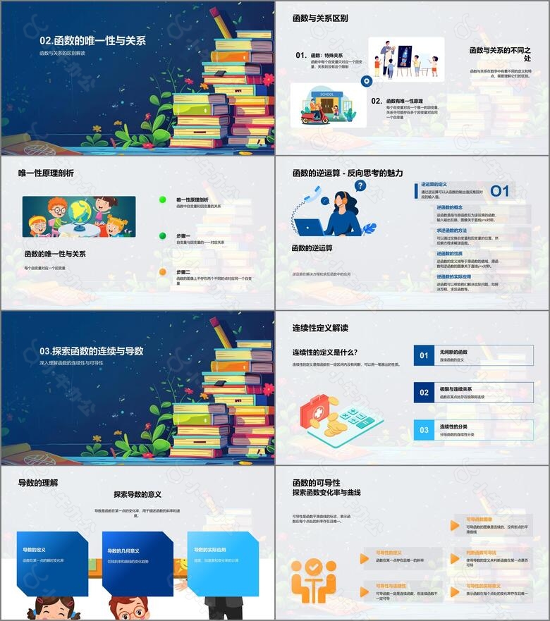 初三数学函数教程PPT模板no.2