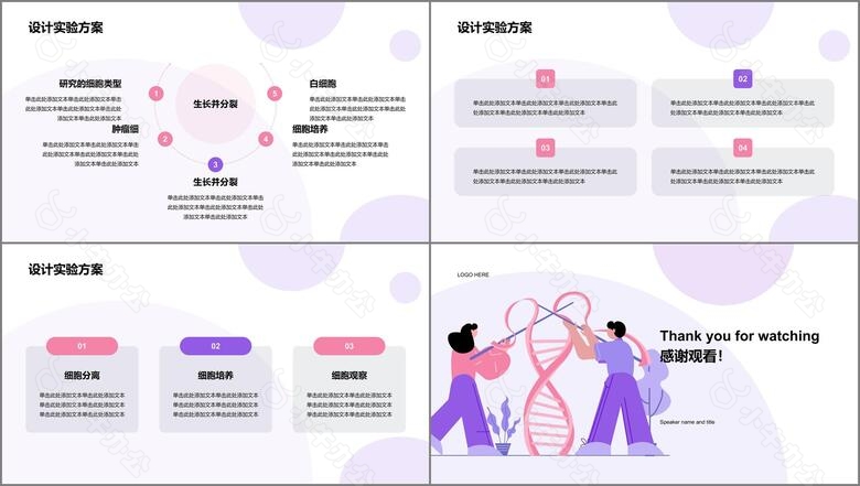 白色医疗实验培训课件PPT模板no.3