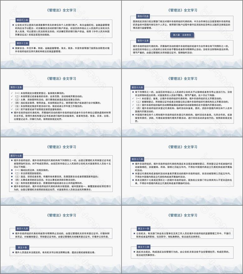 2024中华人民共和国境外非政府组织境内活动管理法解读PPTno.5