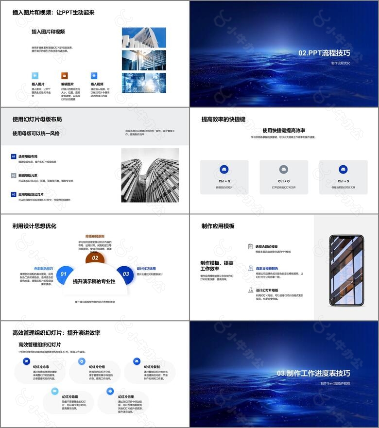 PowerPoint提效课程PPT模板no.2