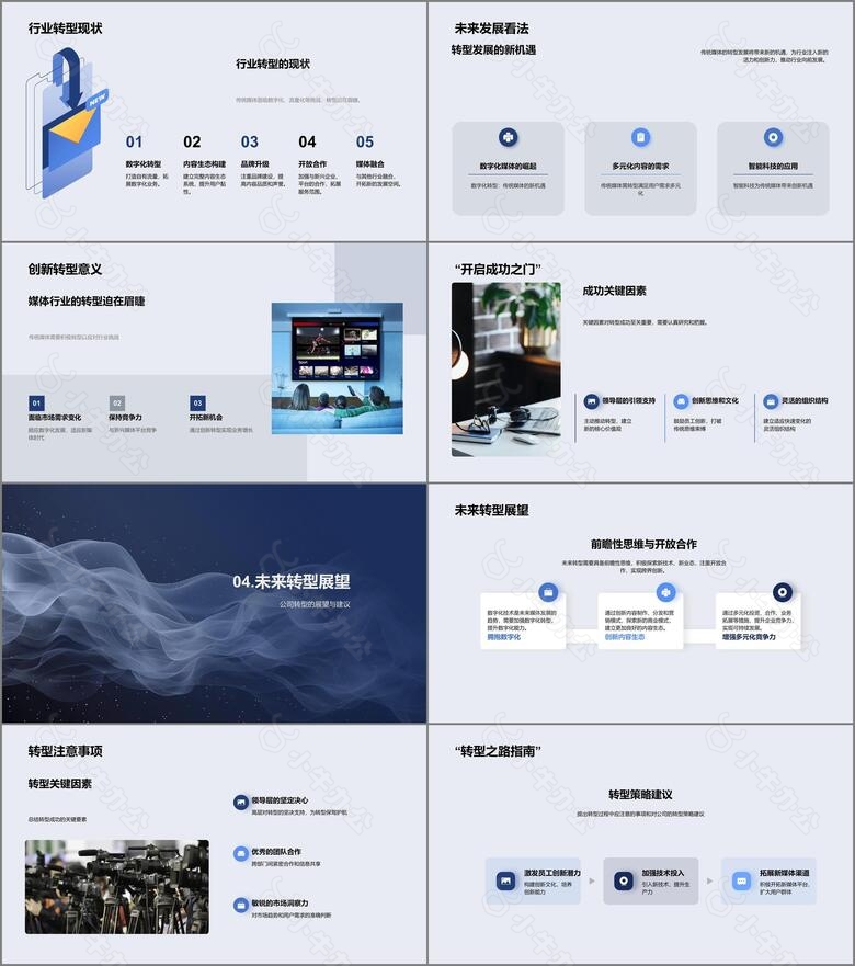 传统媒体转型汇总PPT模板no.3