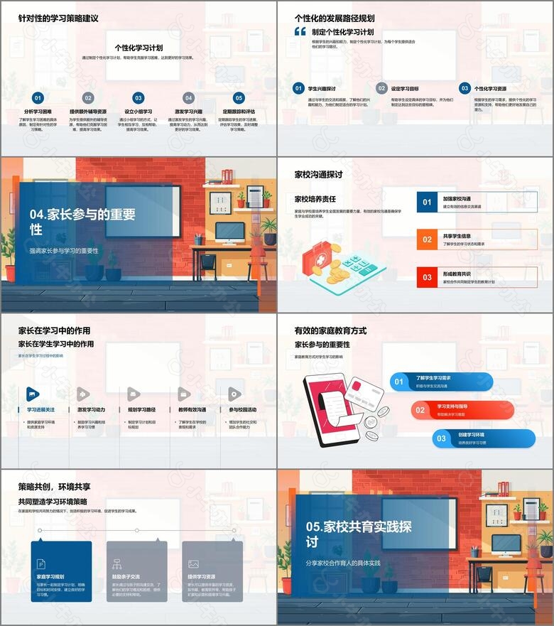 学生成绩报告会PPT模板no.3