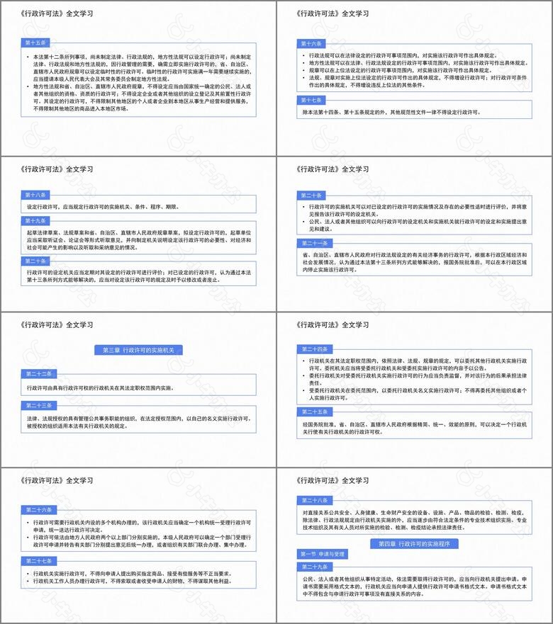 新修订中华人民共和国行政许可法全文解读学习PPTno.5