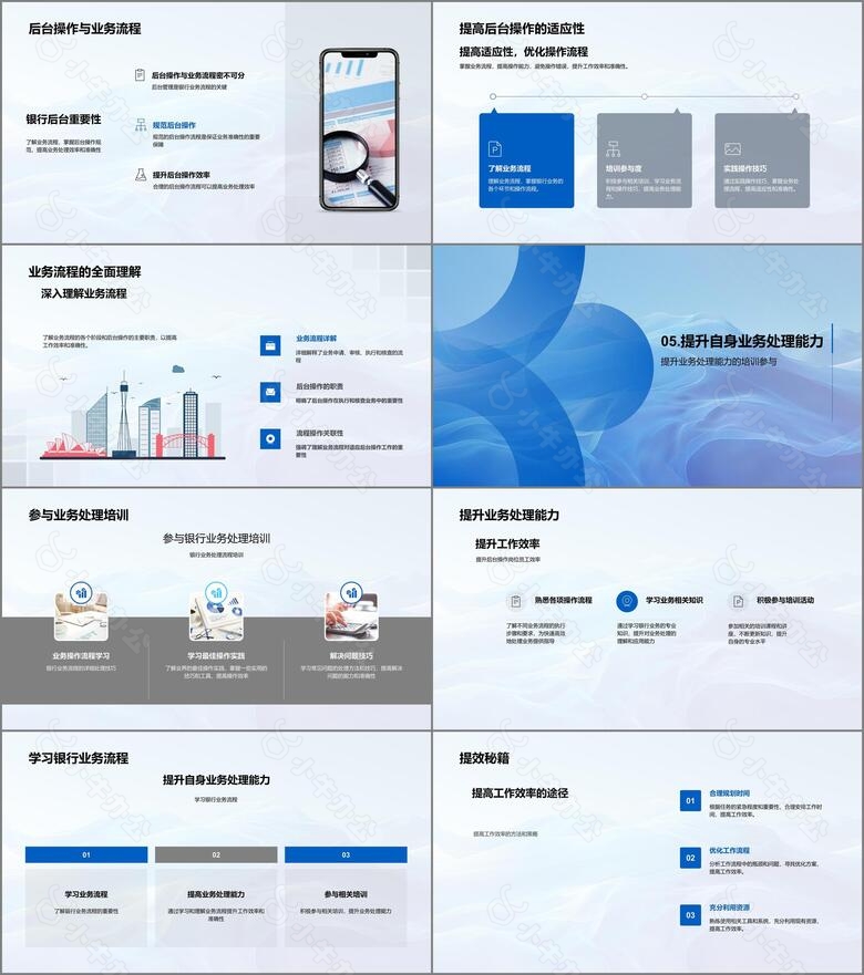 银行业务流程操作讲解PPT模板no.4