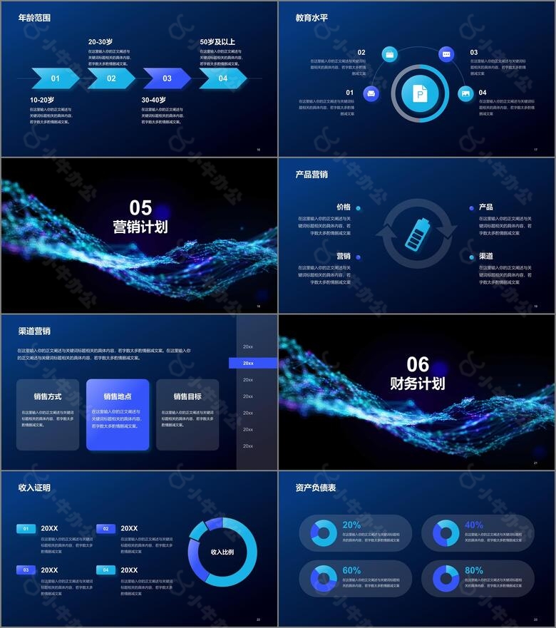 黑色创意电子科技商业计划书PPTno.3